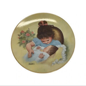 Lorraine Trester "Joy in the Morning" Mother's Day 1977 Collectors Plate